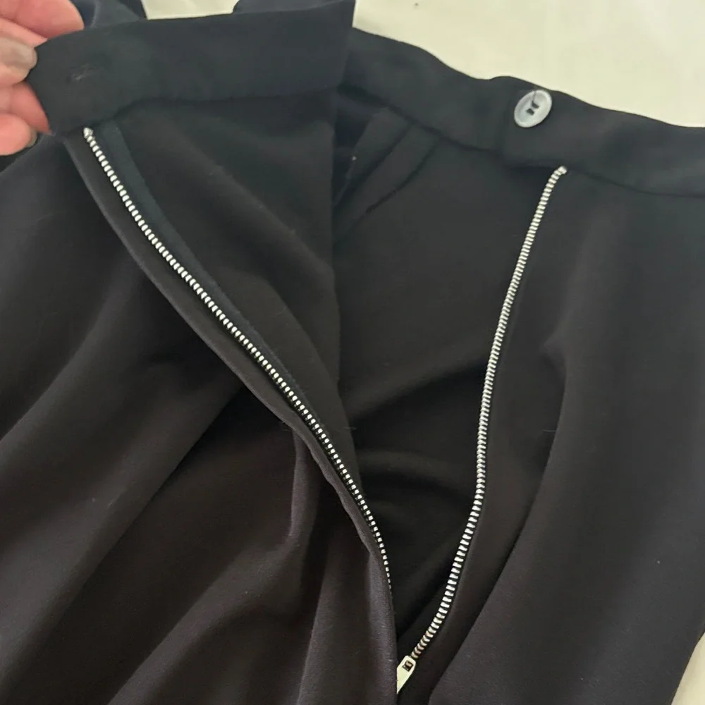 Custom made vintage Black Peplum Jacket and Skirt Set Suit - Picture 11 of 16